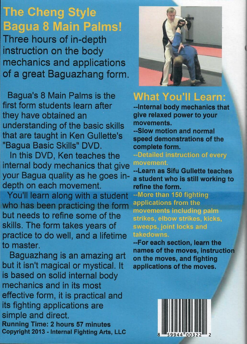 Bagua Eight Main Palms Form DVD
