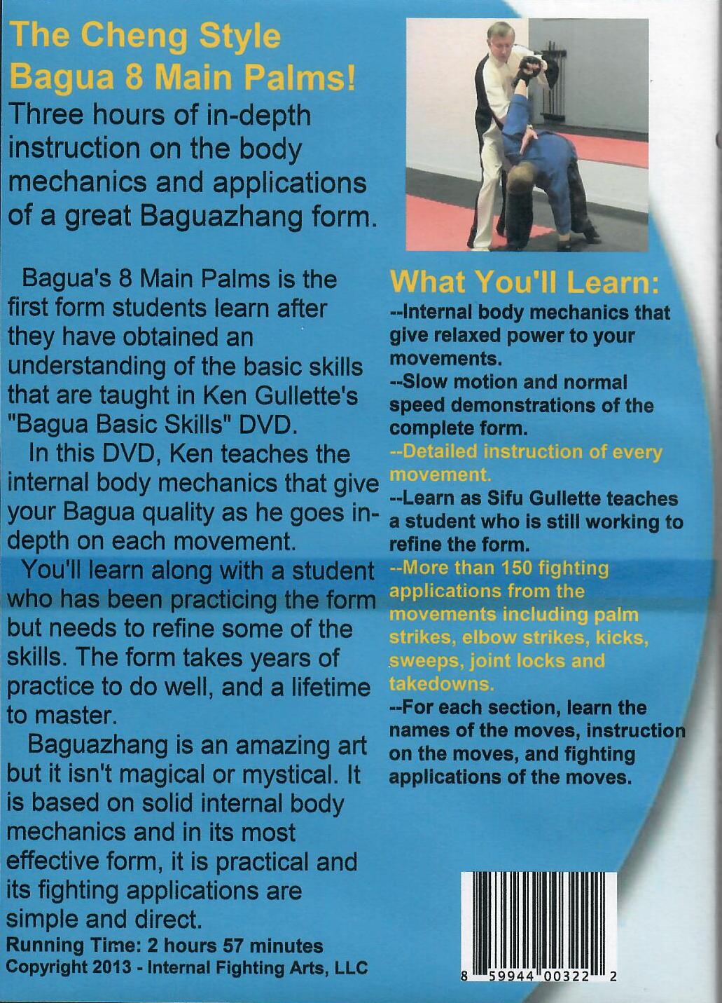 Bagua Eight Main Palms Form DVD